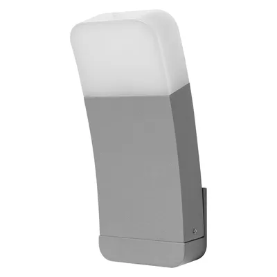 Image de Ledvance Smart+ LED Applique murale d'extérieur Curve Argent IP44 10W 550lm RGBW blanc chaud 3000K Dimmable App Google Alexa WiFi