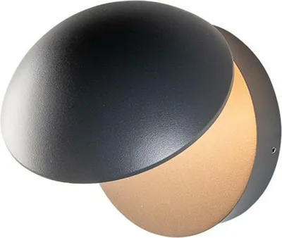 Produktbild von ACA LED-SMD-Außenwandleuchte, 13 W, 480 lm, 100° Lichtstrom, 230 V AC, 3000 K, Dunkelgrau, CRI 80, IP54, 30.000 Stunden Lebensdauer, LG1671G