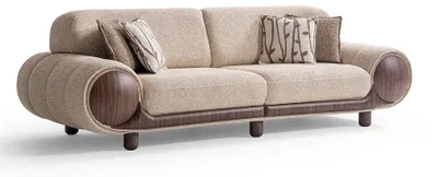 Produktbild von Modernes Stoffsofa r 3-Sitzer Wohnzimmer Polstercouchen