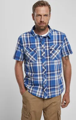 Immagine prodotto di Brandit camicia uomo camicia estiva a quadri FVSJ manica corta tempo libero camicia a scacchi 4012