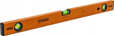 Obrázok produktu pre Hliníkové vodováhy s 3 libelami, 600 mm, Polax