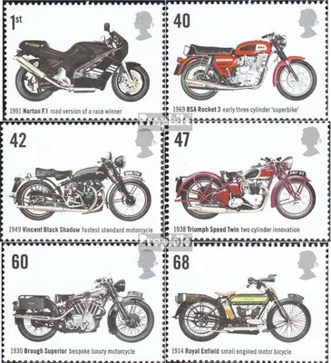 Produktbild von Briefmarken Großbritannien 2005 Mi 2315-2320 (kompl.Ausg.) postfrisch Motorräder