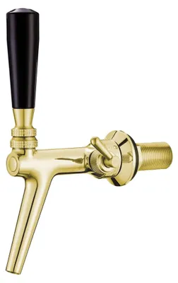 Immagine prodotto di Rubinetto spillatore birra - con compensatore, in acciaio inox, color oro