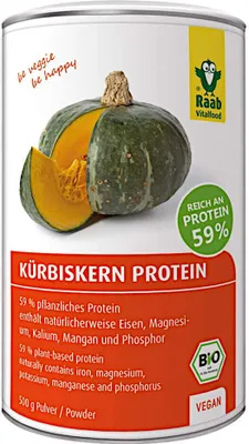 Produktbild von Raab Vitalfood Kürbiskern Protein Pulver 500 g