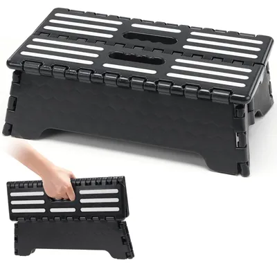 Klappbarer Tritthocker 38x22x13 cm rutschfest für Kinder & Erwachsene