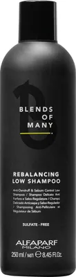 Produktbild von Alfaparf Milano Blends of Many Rebalancing Low Shampoo Reinigungsshampoo gegen Schuppen 250 ml