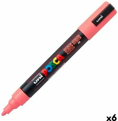 Image de POSCA - POSCA PC5M M Coral | 1 pièce | 6 pièces