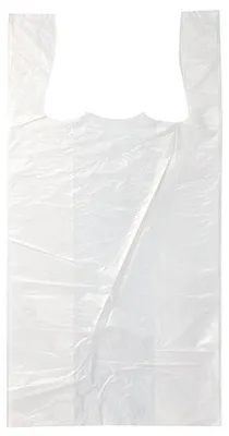 Produktbild von 1000 Papstar Hemdchen-Tragetaschen, HDPE 60 cm x 30 cm x 18 cm weiss 88973