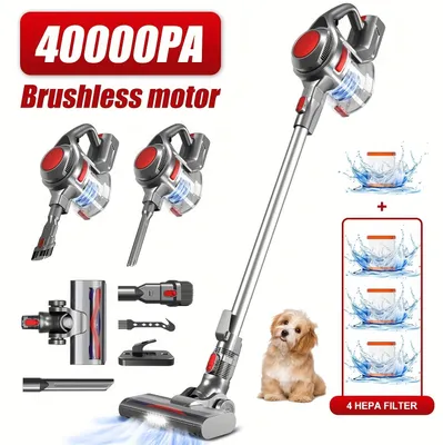 Immagine prodotto di Aspirapolvere senza fili - Aspirapolvere a bastone - Aspirapolvere senza sacco - Aspirapolvere portatile - Aspirapolvere cordless