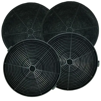 Produktbild von Super Sparset 4 Stk. Ersatz-Aktivkohlefilter FWK-23 / FWK23 für Amica Dunstabzugshaube - OTC611W, OTC611I, OTC612B, OTC612I, OSC6121
