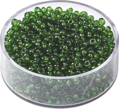 Produktbild von KNORR PRANDELL 213105431 Böhmische Rocailles Ø 25 mm Glas dunkelgrün