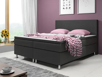 Produktbild von Inter Handels Boxspringbett Madrid, 180x200, Schwarz
