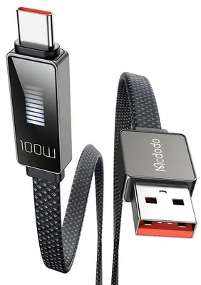 Produktbild von Mcdodo Usb-C Schnelles Ladekabel Für Samsung Xiaomi Typ C 6A 100W 1M Geführt