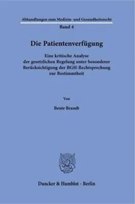 Immagine prodotto di Die Patientenverfügung.