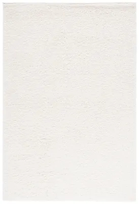 Hochflor-Teppich, Elfenbein, 91x152 cm, Polypropylen, rechteckig