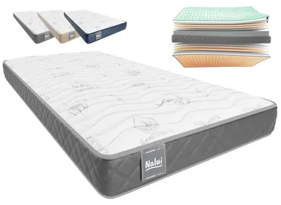 Image de Don descanso MULHACEN, matelas gonflable, mousse à mémoire de forme, gris, 135 x 180 cm