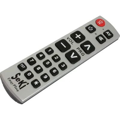 Produktbild von Seki Easy Plus Senioren-Fernbedienung für TV und Radio silber/schwarz