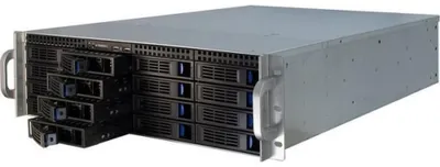 Zdjęcie produktu dla Inter-Tech 3U-3416, Rack, Serwer, Czarny, ATX, EATX, micro ATX, Mini-ITX, SSI EEB, Stal, HDD, Sieć, Zasilanie, Temperatura