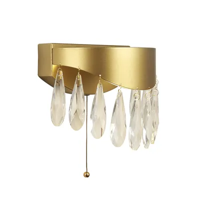 Obrázek produktu pro Jewel Led Wall Light, Gold With Crystal