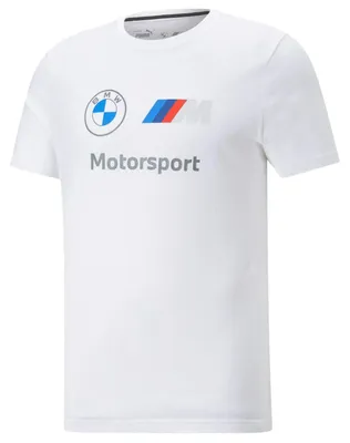 Produktbild von Puma BMW Motorsport Logo Herren T Shirt, Größe:S, Farbe:Weiß