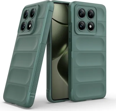 Produktbild von Handy Hülle für Xiaomi 14T Grip Case Cover Schutzhülle Softgrip Farbe: Grün