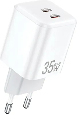 Immagine prodotto di Awei Ład. Rete. Pd65-Eu 35W2X Usb-C Bianco/Bianco Gan