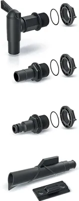 Produktbild von Prosperplast-Zubehör für Regentonnen ICANSET 4 (Hahn + Anschlüsse)