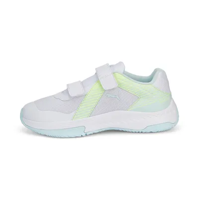 Produktbild von PUMA Varion Hallenschuhe mit Klettverschluss Kinder puma white/nitro blue/fizzy light 38