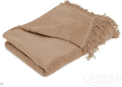 Obrázok produktu pre Bavlnená akrylová deka Moreno 150x200 cm hnedá