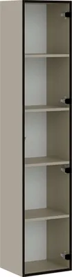 Produktbild von Furniture24 Hängevitrine Govi Moderner Wohnzimmerschrank Kaschmir 1 Türiger Push To Open