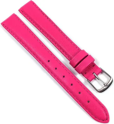 Produktbild von Beach Ersatzband Uhrenarmband Kalbsleder Himbeere 21695S, Stegbreite:28mm