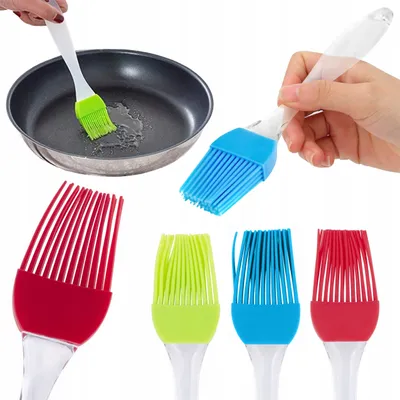 Obrázek produktu pro Silikonový Kuchyňský Kartáč Na Vaření Těsta A Smažení Masa 22 Cm