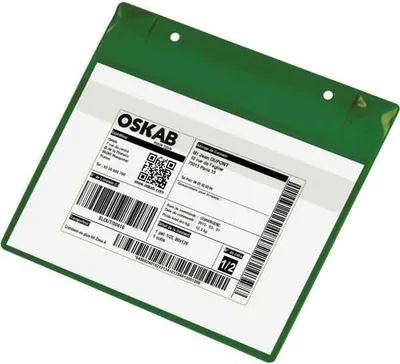 Produktbild von DJOIS Kennzeichnungstasche Neodym 170135 A5 gn 5 St./Pack.