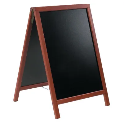 Obrázok produktu pre Tabuľka na jedálny lístok Securit DUPLO SANDWICH 85x55 cm, mahagón