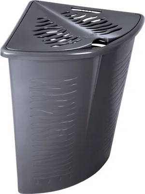 Produktbild von Ecken Wäschekorb 45L BranQ grau