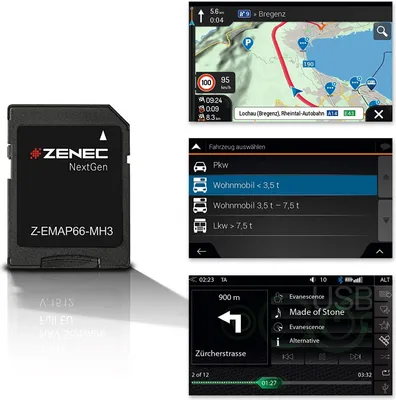 Produktbild von Zenec Z-EMAP66-MH3 | Z-xxx66 Prime SD-Karte LT3 EU-MotorHome Karte