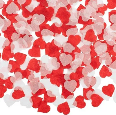 Produktbild von Klein Confetti Herz Mix für Hochzeit und Party Dekoration 6000 Stück