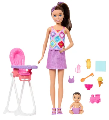 Productafbeelding van Barbie JJB44, Fashionpopp, voor meisjes, vanaf 3 jaar, geschikt voor jongens en meisjes, 275 mm, meerkleurig