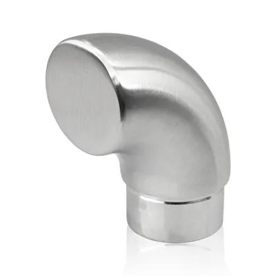 Produktbild von PRIOstahl Endbogen 1 Stück für Rundrohre Ø 42,4mm Edelstahl V2A Rohrabschluss