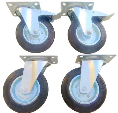 Produktbild von HABI Lenkrollen mit Bremse Ø 160 mm 4 Stück Set