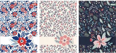 Zdjęcie produktu dla Zeszyt A4/60K kratka Flower (5szt)