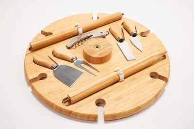 Produktbild von Hausleben® Weintablett mit Erdspiess