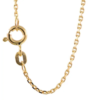 Produktbild von Ankerkette diamantiert Länge 50cm - Breite 1,3mm - 585-14 Karat Gold
