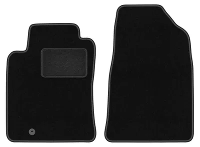 Image de Tapis avant en moquette pour Toyota Camry IV 1994-1998 (berline) – 2 pièces, noirs, sur mesure – Wielganizator LUX