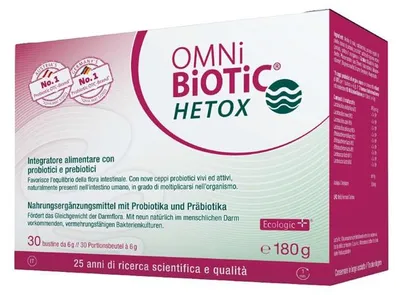 Immagine prodotto di Omni Biotic Hetox 30 Bustine Da 6 G