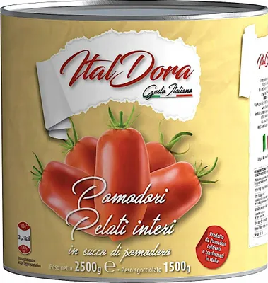 Zdjęcie produktu dla Pomidory całe w zalewie 2,5 kg