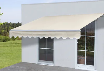 Produktbild von Alu-Markise T792, Gelenkarmmarkise Sonnenschutz 5x3m Acryl Creme