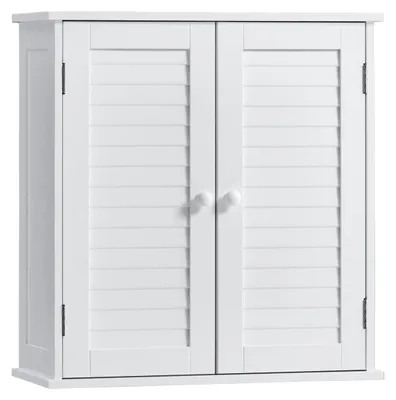 Produktbild von Badschrank 2 Türen, weiß, für Badezimmer