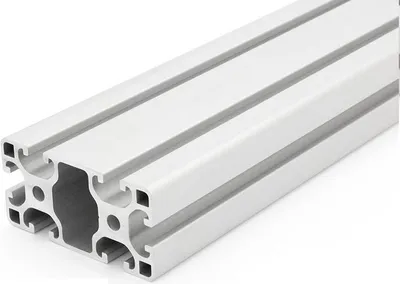 Produktbild von Länge 1590mm - Aluminiumprofil 40x80L I-Typ Nut 8 (leicht), silber eloxiert. Aluminium Profil 40x80 Alu Profil 40 x 80 Montage- Systemprofil