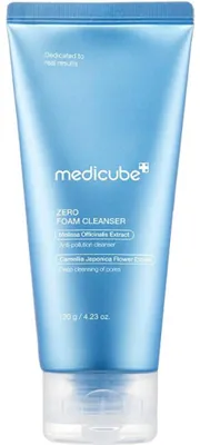 Produktbild von Medicube Zero Foam Cleanser 120ml  K-Beauty Reinigungsschaum fr porentiefe Reinigung & empfindliche Haut  vegan, beruhigend & feuchtigkeitsspendend